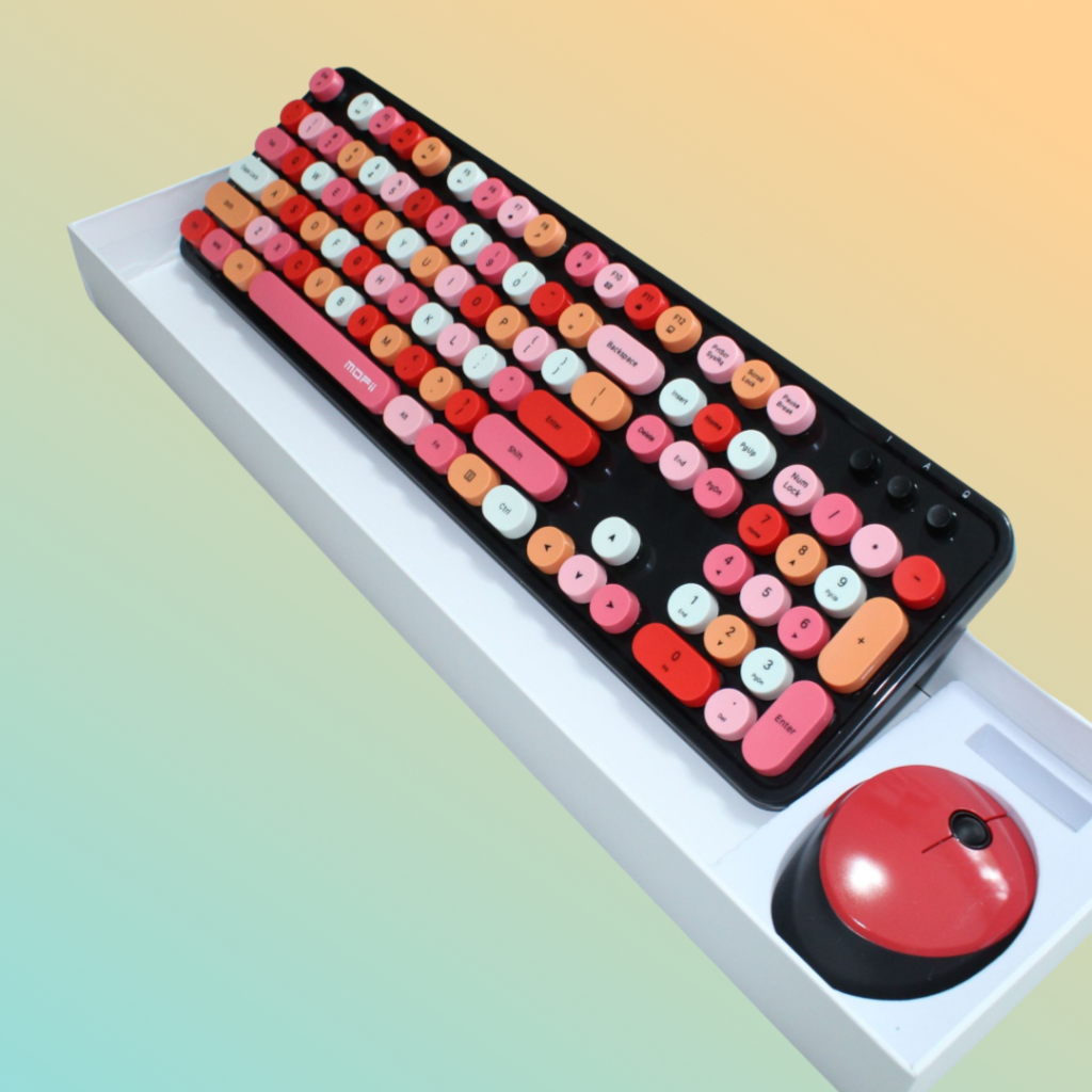 Exclusive Baltic Sea Retro Typewriter Keyboard and Mouse Combo - Valenna