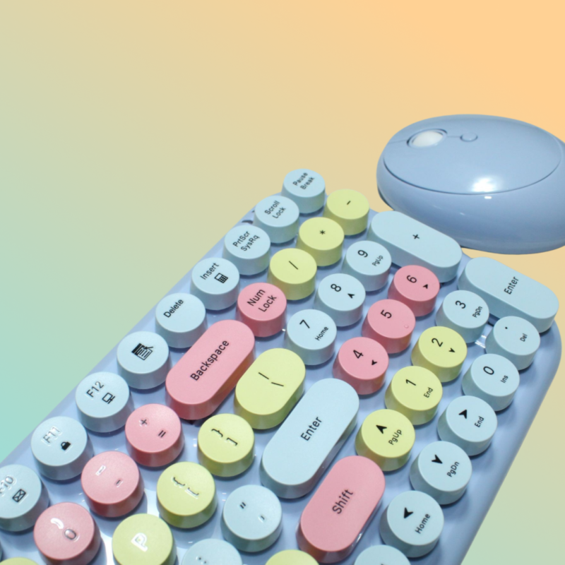 Limited Edition Pale Aqua Keyboard and Mouse Combo 4