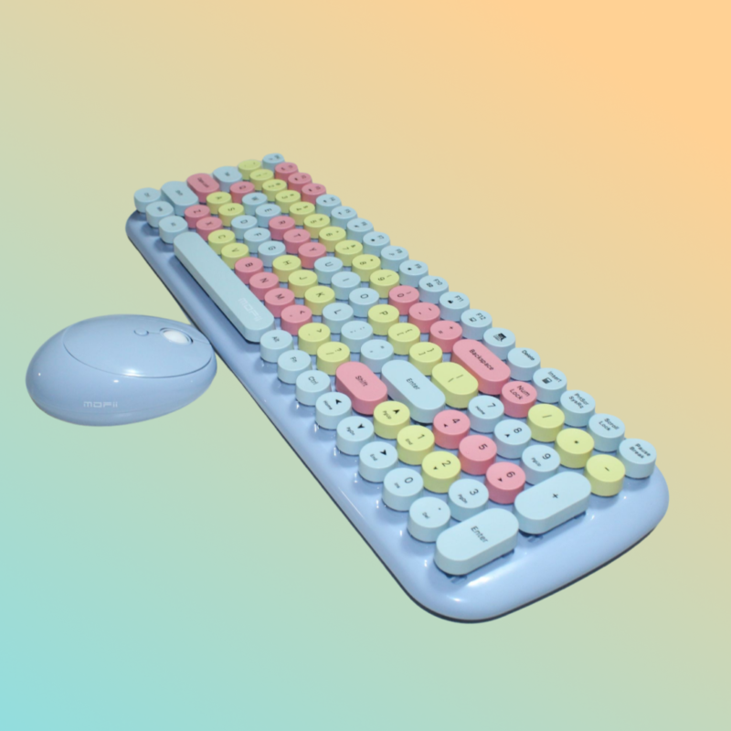 Limited Edition Pale Aqua Keyboard and Mouse Combo 2