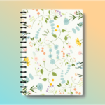 Cute Colorful Henna Doodle Flower Design Notebook Diary Bookmark Sticky Pads Notepads 25