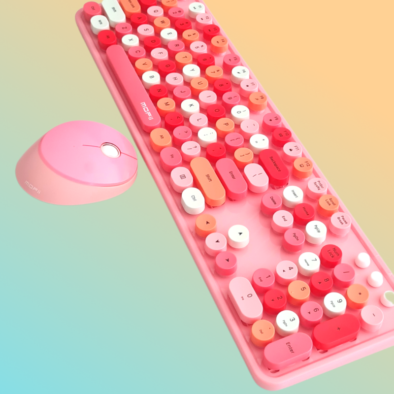 Cute Keyboard and Mouse Combo 4