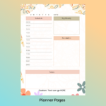 Cute Colorful Henna Doodle Flower Design Notebook Diary Bookmark Sticky Pads Notepads 49