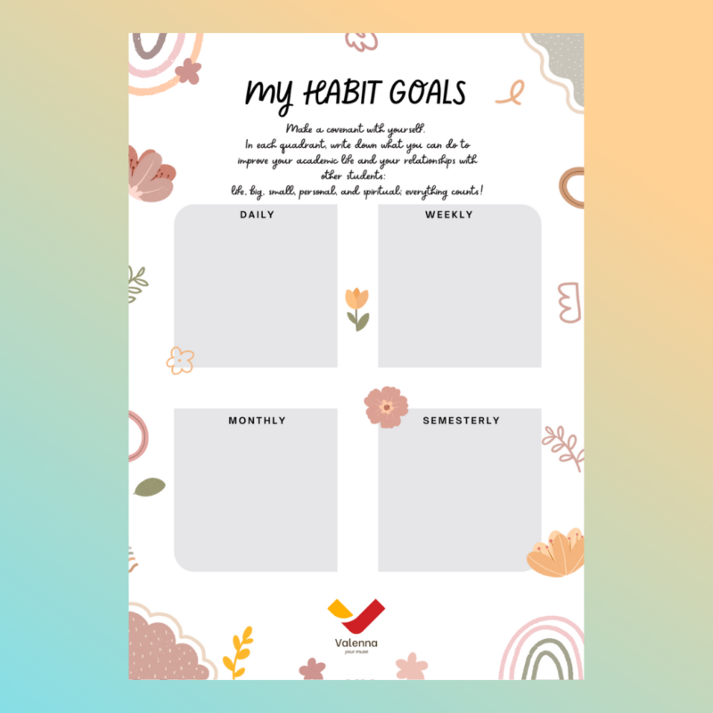 Personalised Custom Student Journal Planner Weekly Diary Academic 12
