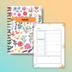 Personalized wire bound planner featuring custom text on a premium board cover, ideal for gifts (3)