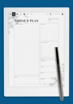 Undated Planner with Daily Checklist 6