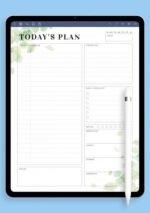 Undated Planner with Daily Checklist 5