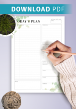 Undated Planner with Daily Checklist 2