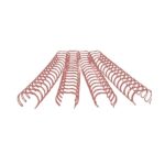 Double Loop Wire Binding Elements and Comb Ring Spines with 21 Pitch and 32mm 10 Pack Combo Rose Gold B0DXVZ38N8