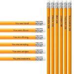Yellow Inspirational HB Pencils with Motivational Quotes 10 B0DXC5DWHN 2
