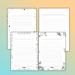 personalised notepads and writing pads with custom text and branded designs (2)