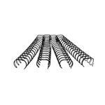 Wire Binding Elements and Comb Ring Spines with 21 Pitch and 32mm 10 Pack Combo White B0F2733S6V 2