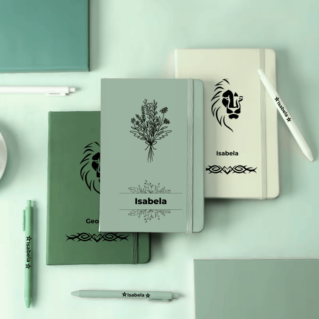 Personalised & Custom Branded Leather Notebooks
