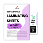 A4 Self Laminating Sheets – Glossy Cold Lamination, Permanent Stick On Protective Film, No Machine Required (1)