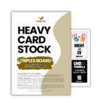 White Triplex Board 1000 gsm– 100 Pack Thick Cardstock for Notebook Covers (2)