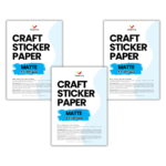 Adhesive sticker paper for inkjet and laser printers Printable sticker paper for custom labels and DIY projects (2)