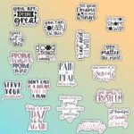 Self care journaling stickers with uplifting affirmations for stress relief (2)