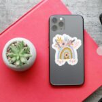 Self care journaling stickers with uplifting affirmations for stress relief (4)