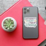 Self care journaling stickers with uplifting affirmations for stress relief (6)