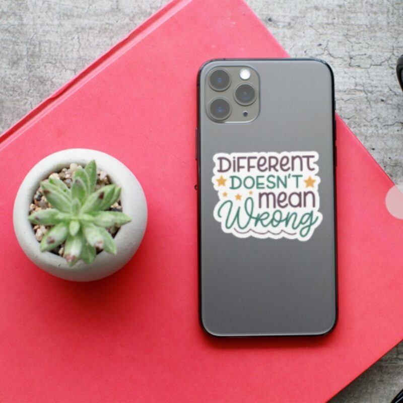 Self care journaling stickers with uplifting affirmations for stress relief (6)