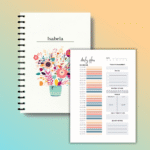 Personalized wire bound planner featuring custom text on a premium board cover, ideal for gifts (6)