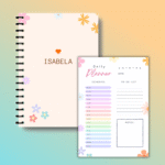 Personalized wire bound planner featuring custom text on a premium board cover, ideal for gifts (7)