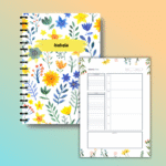 Personalized wire bound planner featuring custom text on a premium board cover, ideal for gifts (8)