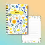 Personalized wire bound planner featuring custom text on a premium board cover, ideal for gifts (14)