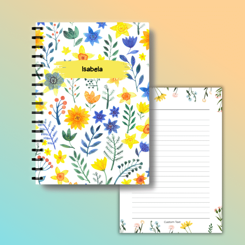 Personalized wire bound planner featuring custom text on a premium board cover, ideal for gifts (14) Personalized wire bound planner featuring custom text on a premium board cover, ideal for gifts (14)