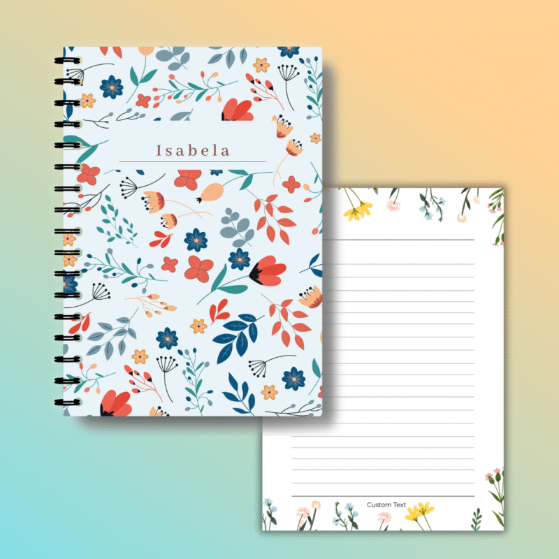 Personalized wire bound planner featuring custom text on a premium board cover, ideal for gifts (18) Personalized wire bound planner featuring custom text on a premium board cover, ideal for gifts (18)