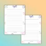 Personalized notebook gift set with floral design, ideal for birthdays or anniversaries with customised planners (1)