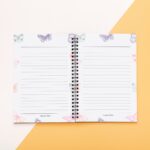 Personalized notebook gift set with floral design, ideal for birthdays or anniversaries with customised planners (2)