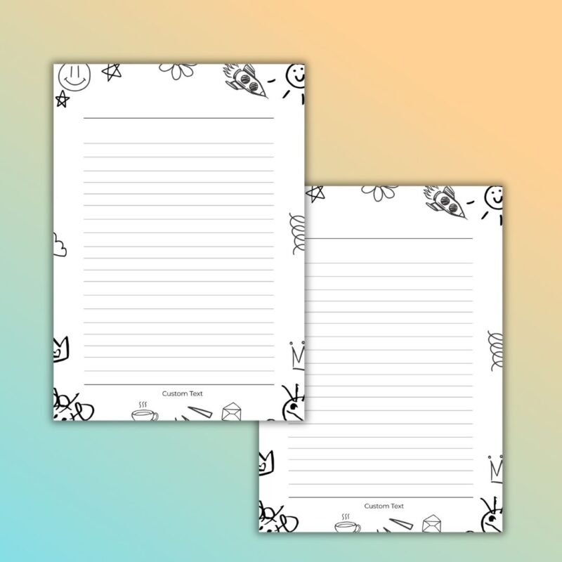 Personalized notebook gift set with floral design, ideal for birthdays or anniversaries with customised planners (14)