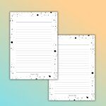 Personalized notebook gift set with floral design, ideal for birthdays or anniversaries with customised planners (16)