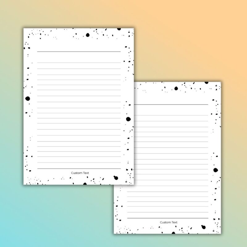 Personalized notebook gift set with floral design, ideal for birthdays or anniversaries with customised planners (16)