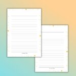 Personalized notebook gift set with floral design, ideal for birthdays or anniversaries with customised planners (18)