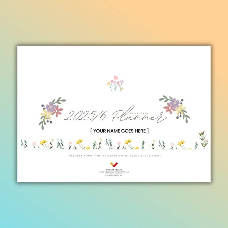 Personalised 2026 diary and custom 2026 calendar planner with daily pages for corporates and gifting (2)