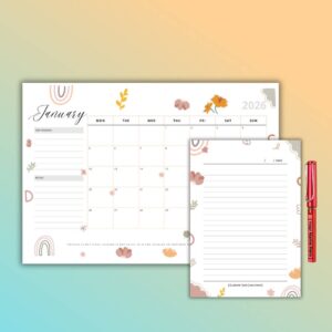 Personalised 2026 diary and custom 2026 calendar planner with daily pages for corporates and gifting (3)