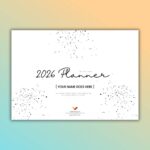 Personalised 2026 diary and custom 2026 calendar planner with daily pages for corporates and gifting (8)