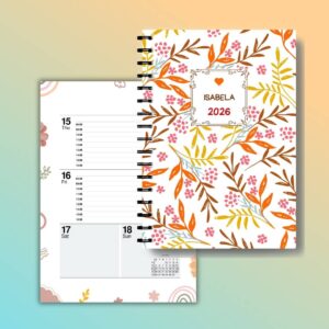 Personalised 2026 diary and custom 2026 calendar planner with daily pages for corporates and gifting (17)