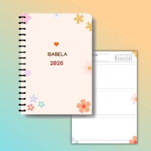 Personalised 2026 diary and custom 2026 calendar planner with daily pages for corporates and gifting (19)