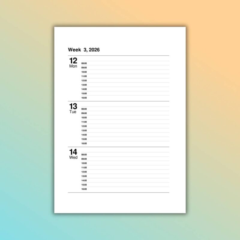 Personalised 2026 diary and custom 2026 calendar planner with daily pages for corporates and gifting (56)
