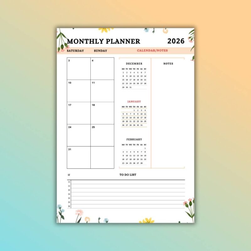 Personalised 2026 diary and custom 2026 calendar planner with daily pages for corporates and gifting (88)