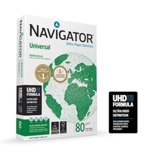 Navigator Universal A4 Copier Paper 80gsm Premium Printing Paper 500 Sheets Ultra White Silky Touch FSC B0GNTG8R9L