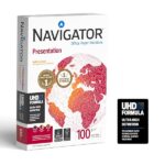 Navigator Presentation Paper 100gsm Cardstock A4 500 Sheets Ultra White Matte Photo Printing Paper for Laser Pr B0GNVJSW45
